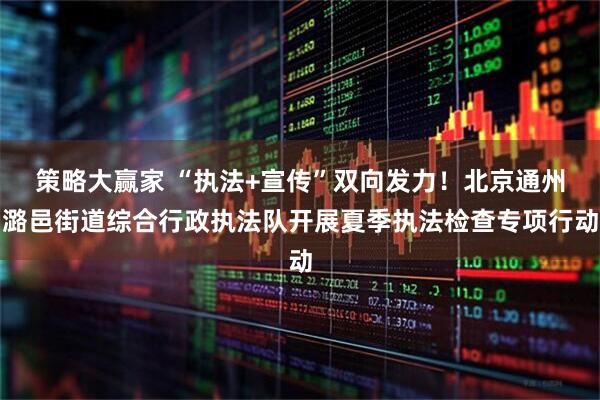 策略大赢家 “执法+宣传”双向发力！北京通州潞邑街道综合行政执法队开展夏季执法检查专项行动