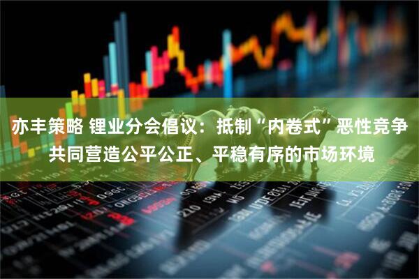亦丰策略 锂业分会倡议：抵制“内卷式”恶性竞争 共同营造公平公正、平稳有序的市场环境
